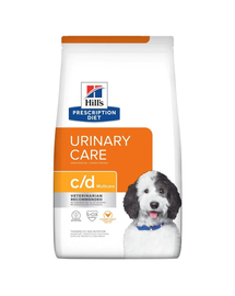 HILL'S Prescription Diet C/D Urinary Care Multicare hrana dietetica pentru a sustine sanatatea tractului urinar 4 kg