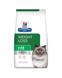 HILL'S Prescription Diet Feline r/d Weight Reduction Dieta veterinara pentru pisici adulte, pentru reducerea greutatii 3 kg