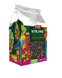 VITAPOL Amestec fructe de padure pentru papagali si pasari exotice 200g