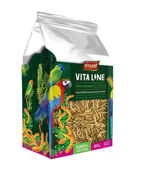 VITAPOL Viermi de faina pentru papagali si pasari exotice 80g