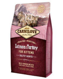 CARNILOVE Cat Grain Free Salmon&Turkey Kittens Healthy Growth 6 kg