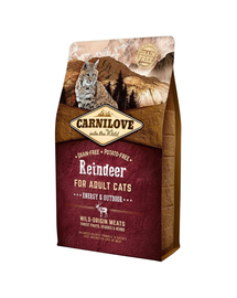 CARNILOVE Cat Energy & Outdoor Reindeer 6 kg