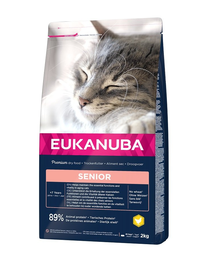EUKANUBA Cat Senior All Breeds Top Condition Chicken & Liver  Hrana uscata pentru pisici senior, cu pui si curcan 2 kg