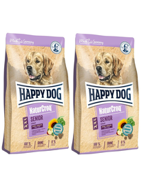 HAPPY DOG NaturCroq Senior cu pasare 30 kg (2 x 15 kg) Hrana uscata pentru caini seniori