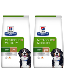 HILL'S HILL'S Prescription Diet Canine Metabolic + Mobility 24 kg (2 x 12 kg) hrana uscata pentru cainiDiet Canine Metabolic + Mobility 24 kg (2 x 12 kg) hrana uscata pentru caini