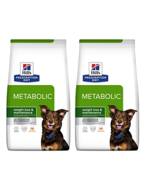HILL'S Prescription Diet Canine Metabolic 8 kg (2 x 4 kg) hrana uscata caini supraponderali