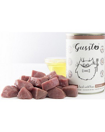 GUSSTO Cat Fresh Wild Boar hrana superpremium pisici 12x400 g cu mistret