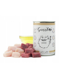 GUSSTO Cat Fresh Calf&Rabbit hrana umeda pisica 12x400 g vitel si iepure