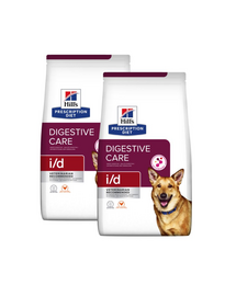 HILL'S Prescription Diet i/d Activ Biome Digestive Care Chicken Dog pentru caini cu sistem digestiv sensibil 24 kg (2x12 kg)