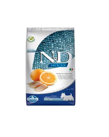 FARMINA N&D OCEAN DOG HERRING & ORANGE ADULT MINI 7 kg