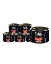 Hrană umedă pisici adulte vițel 12x185 g DOLINA NOTECI Premium
