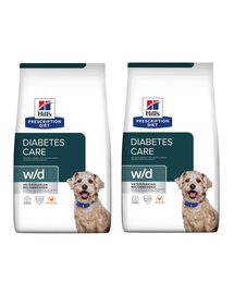HILL'S Prescription Diet w/d Canine 8 (2x4 kg) pentru caini cu diabet