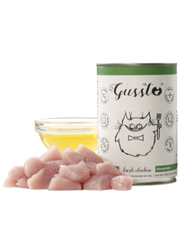 GUSSTO Cat Fresh Chicken hrana cu pui pentru pisici 12x400 g