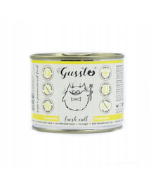GUSSTO Cat Fresh Calf hrana umeda pisici, vitel 12x200 g