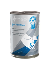 TROVET Unique Protein Lamb UPL dieta veterinara cu miel 12x400 g caini si pisici