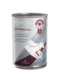 TROVET Unique Protein Turkey UPT monoproteina pentru caini si pisici 12x400 g curcan