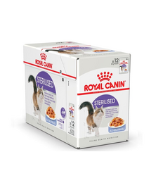 ROYAL CANIN Sterilised Plicuri hrana pisici sterilizate, in aspic 24 x 85 g