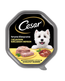CESAR conserva hrana caine 150 g cu pui si curcan fraged
