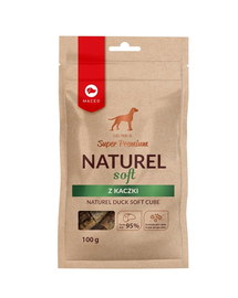 MACED Super Premium Naturel soft recompense moi pentru caini, cu rata 100 g