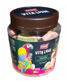 VITAPOL Biscuiti pentru papagali, vegetali 240 g