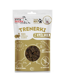 SYTA MICHA Recompense pentru dresaj cu iepure pentru câini 80 g