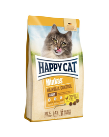 HAPPY CAT Minkas Hrana uscata pentru pisici, pentru controlul ghemelor de par, 4 kg
