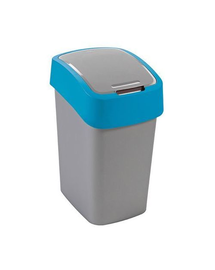 CURVER Cos pentru gunoi "FLIP BIN" 9 L argintiu / albastru