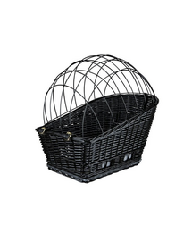 TRIXIE Cos pentru caini, atasare la bicicleta 35 x 49 x 55 cm negru