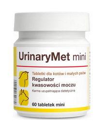 DOLFOS UrinaryMet Mini supliment pentru tractul urinar la câini și pisici, cu L-metionină, 60 tablete