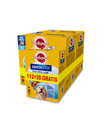 PEDIGREE DentaStix recompensa dentara pentru caini 56 x 2 + 28 GRATIS pentru rase mari