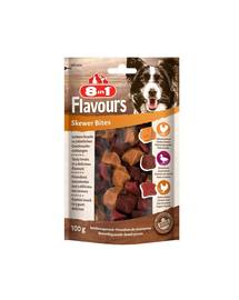 8IN1 Recompense pentru caini Flavours Skewer Bites 100 g