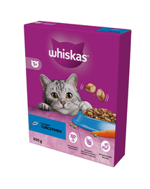 WHISKAS Adult 300g hrana uscata pentru pisici, cu ton delicios