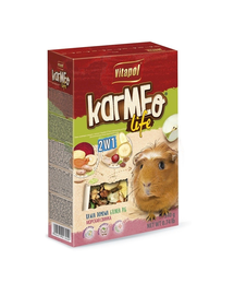 VITAPOL Hrana pentru porcusori de guineea 2in1, cu fructe si legume 340 g