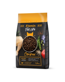 FITMIN Cat For Life Adult Chicken 1,8 kg hrana cu pui pentru pisici adulte
