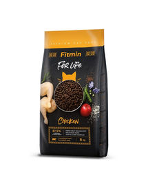 FITMIN Cat For Life Adult Chicken 8 kg cu pui pentru pisici adulte