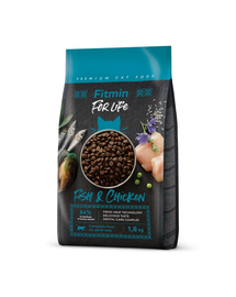 FITMIN Cat For Life Adult Fish and Chicken 1,8 kg hrana cu peste si pui pentru pisici