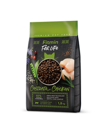 FITMIN Cat For Life Castrate Chicken 1,8 kg pentru pisica sterilizata, cu pui