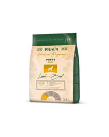 FITMIN Dog Mini Puppy Lamb&Beef 2,5 kg Hrana uscata catei talie mica, cu miel si vita
