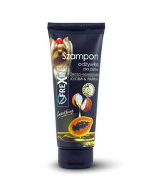 FREXIN Sampon pentru caini 2in1 cu balsam, jojoba si papaya 220 g