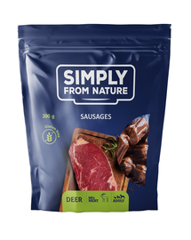 SIMPLY FROM NATURE Carnaciori cu carne de caprioara 300 g