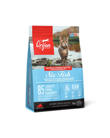 ORIJEN 6 Fish Cat 1.8 kg Hrana uscata pisici, cu peste