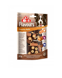 8IN1 Recompense crocante pentru caini Flavours Crunchy Rolls 85 g