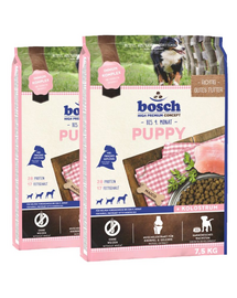 BOSCH Puppy Hrana uscata pentru cainii junior 15 kg (2 x 7.5 kg)