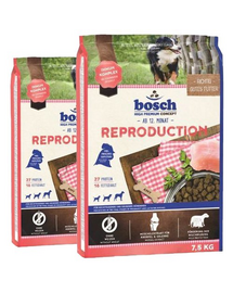 BOSCH Reproduction Hrana uscata pentru femele gestante 15 kg (2 x 7.5 kg)