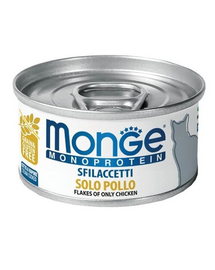 MONGE Cat Monoprotein hrană umedă pentru pisici, cu pui 80g