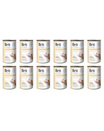BRIT Veterinary Diet Hepatic Turkey&Pea 12x400 aliment dietetic pentru afectiuni hepatice, pentru caini