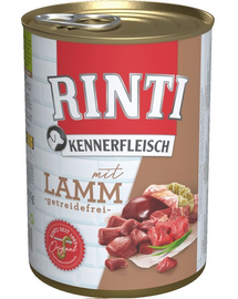 RINTI Kennerfleisch Hrana umeda pentru caini, cu miel 800 gr