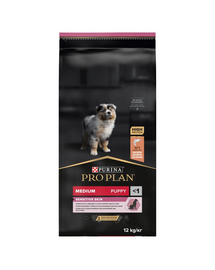 PURINA PRO PLAN MEDIUM PUPPY Sensitive Skin Hrana catei talie medie cu piele sensibila 12kg