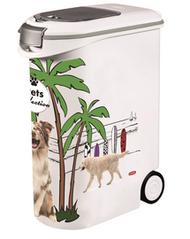 CURVER PetLife Recipient pentru depozitarea alimentelor 20kg (54l)