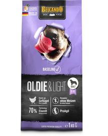 BELCANDO Baseline Oldie & Light Hrana uscata caine senior 1 kg